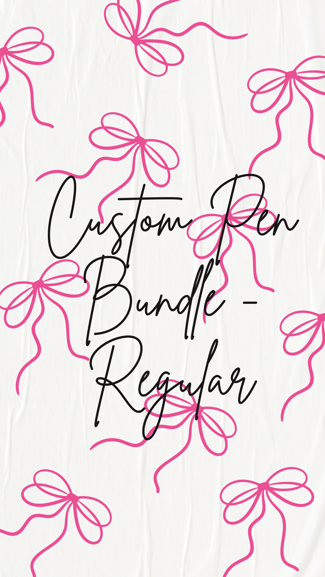 Custom Pen Bundle - Regular