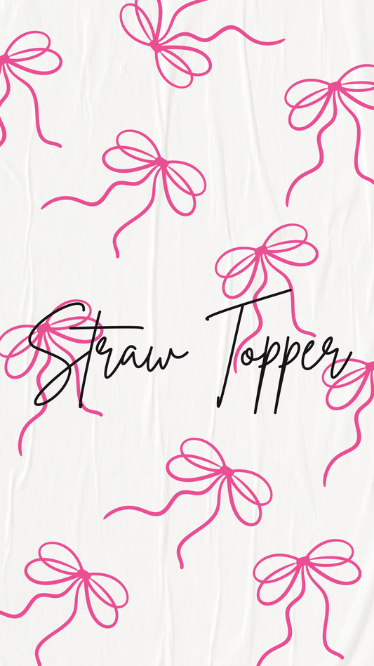 Straw Topper